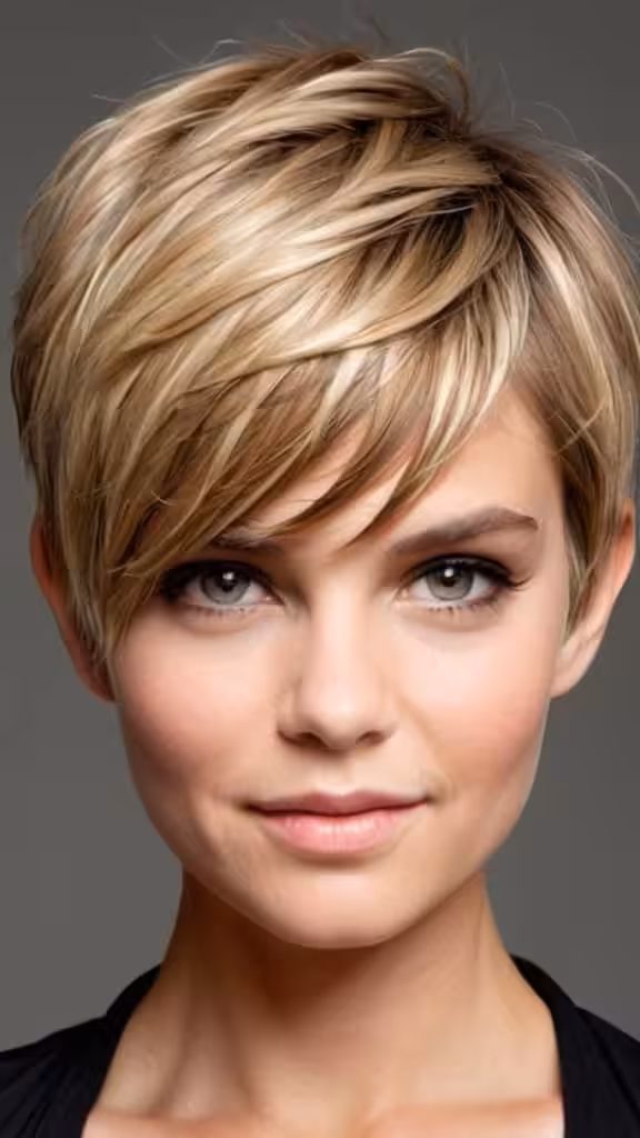 Feathered Pixie - 19 Short Haircuts for Oval Faces: Trending Now for 2026