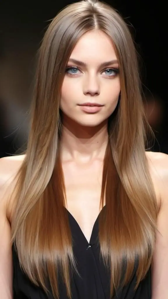 Feathered Straight Hair Straight Hairstyles for a Stylish Look
