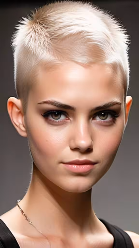 Foxy Crew Cut Buzz Cuts for Girls