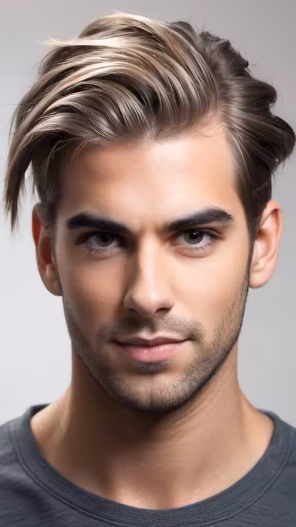 Half-Up Half-Down - Men's Hairstyles