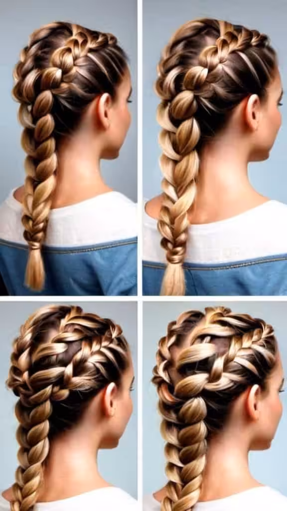 Halo Braid - 21 Medium Hairstyles for Women for All Face Shapes for 2026