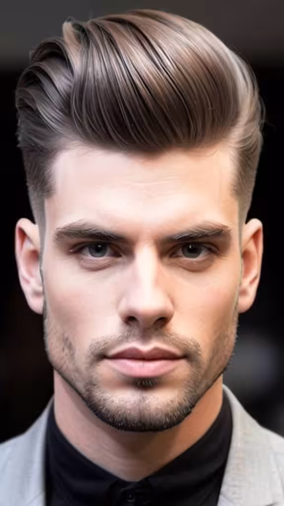 Hard Part with Quiff - Men's Hairstyles