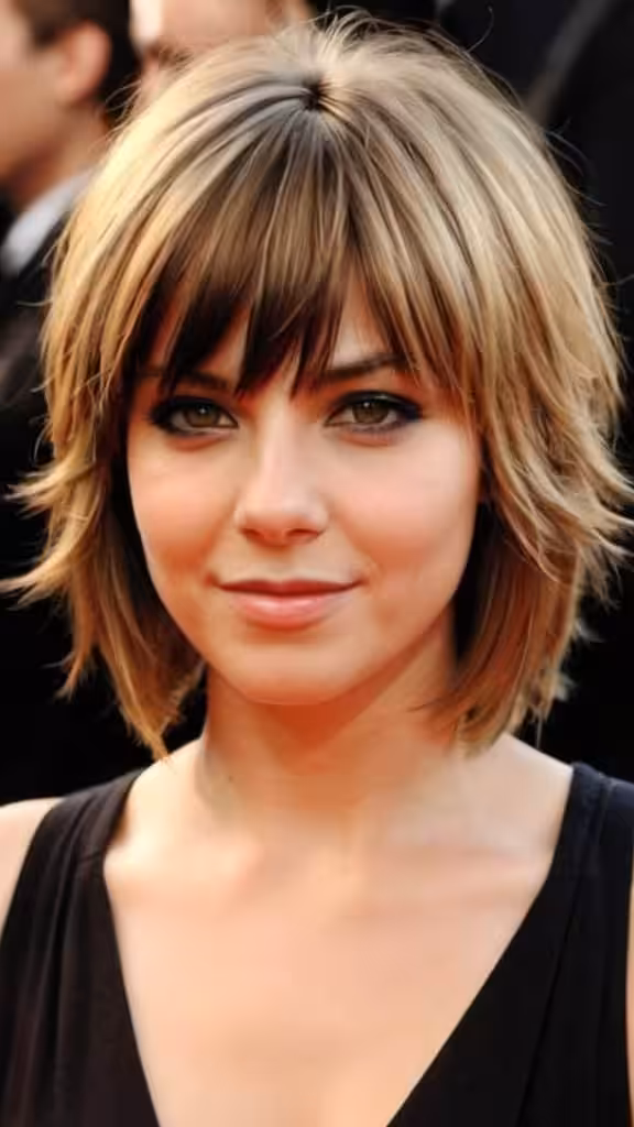 Layered Haircut with Side Swept Bangs Layered Haircuts with Bangs Layered Haircuts with Bangs