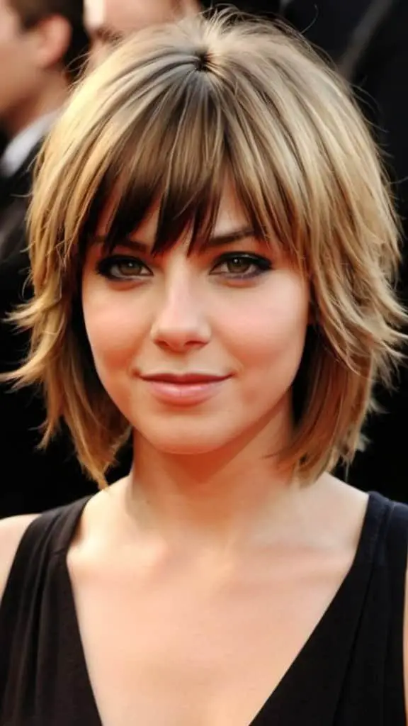 Layered Haircut with Side Swept Bangs Layered Haircuts with Bangs Layered Haircuts with Bangs