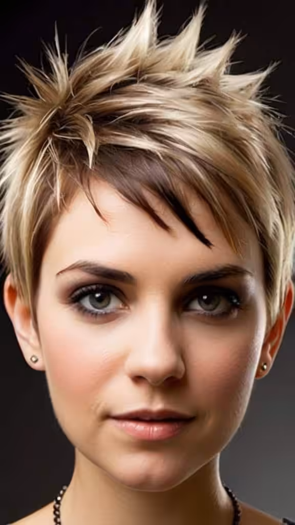 Layered Pixie Short Spiky Haircuts for Women