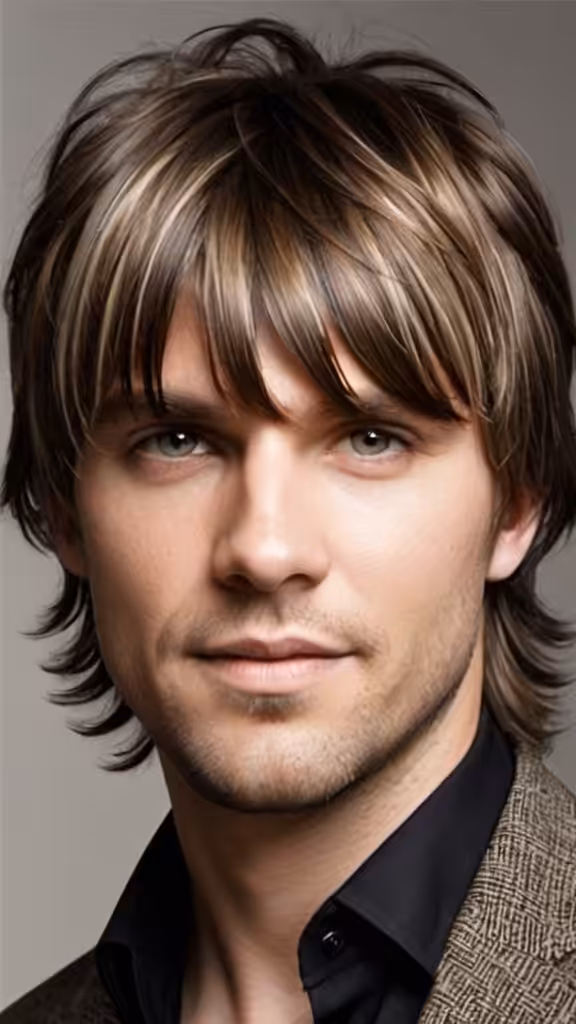 Layered Shag - Men's Hairstyles