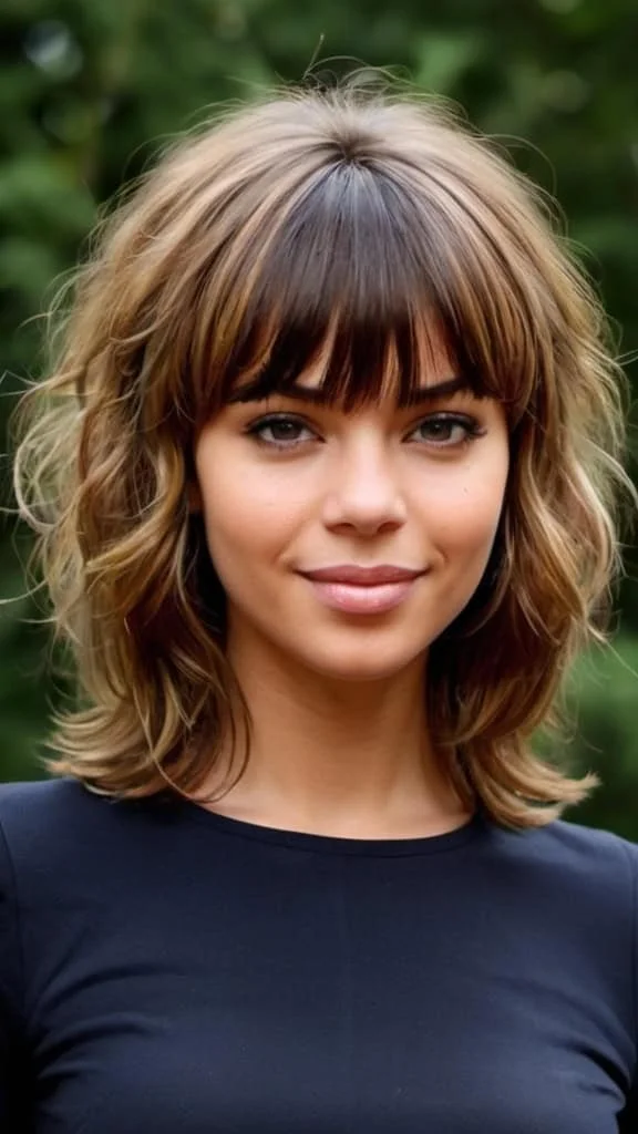 Layers with Bangs Medium Length Natural Hairstyles Medium Length Natural Hairstyles
