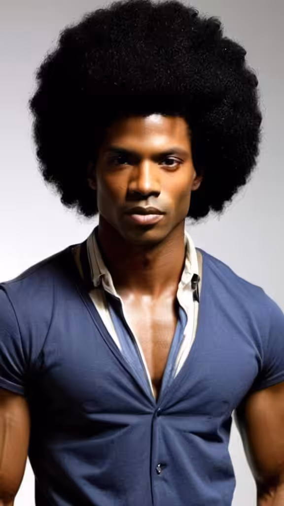 Long Afro - Men's Hairstyles