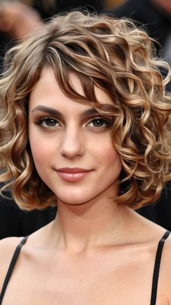 Long Curly Bob Bob Haircuts for Fine Hair