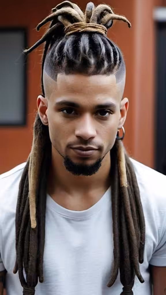Long Dreadlocks with Fade - Men's Hairstyles