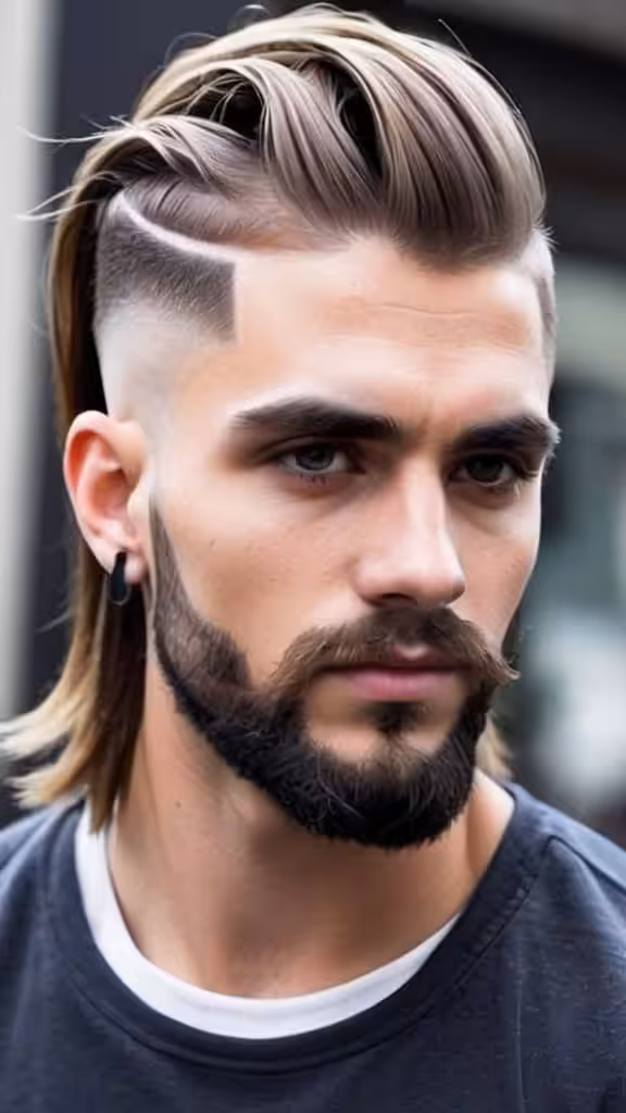 Long Hair Undercut With Fade - Men's Hairstyles