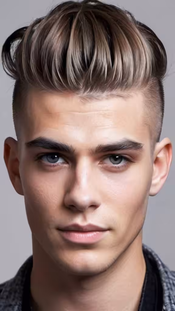 Long Hair with Shaved Sides - Men's Hairstyles