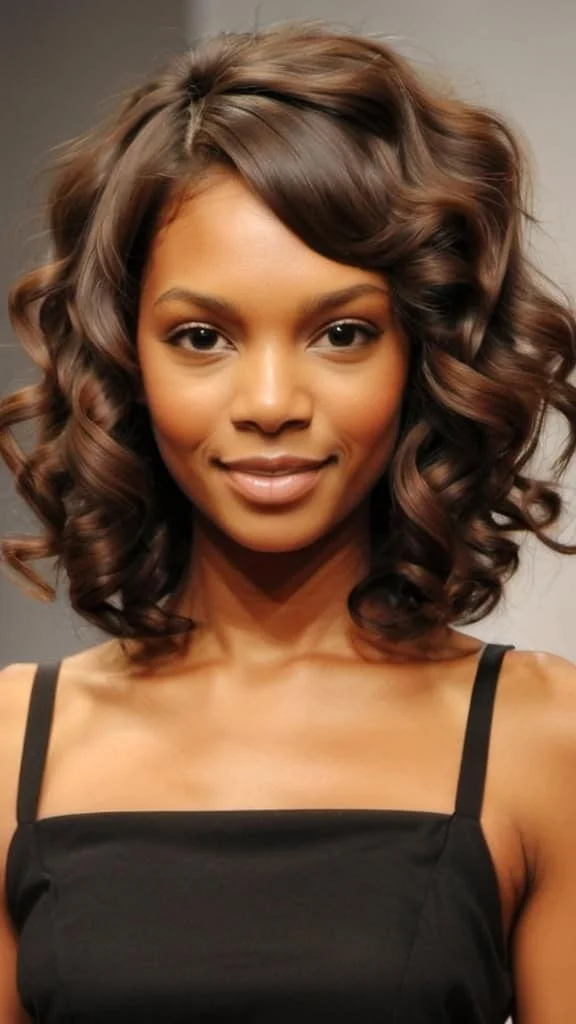 Loose Waves Medium Length Natural Hairstyles Medium Length Natural Hairstyles