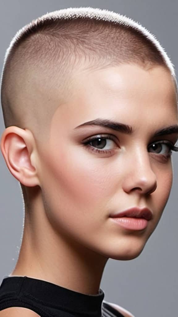 Low Fade Buzz Cut Buzz Cuts for Girls