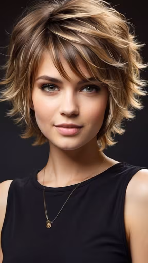 Messy Layers Flirty Short Fluffy Hair Ideas Short Layered Hairstyles