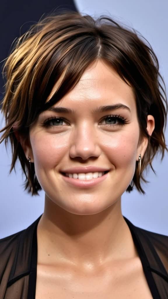 Messy Wet Look Mandy Moore Short Hair Mandy Moore Short Hair