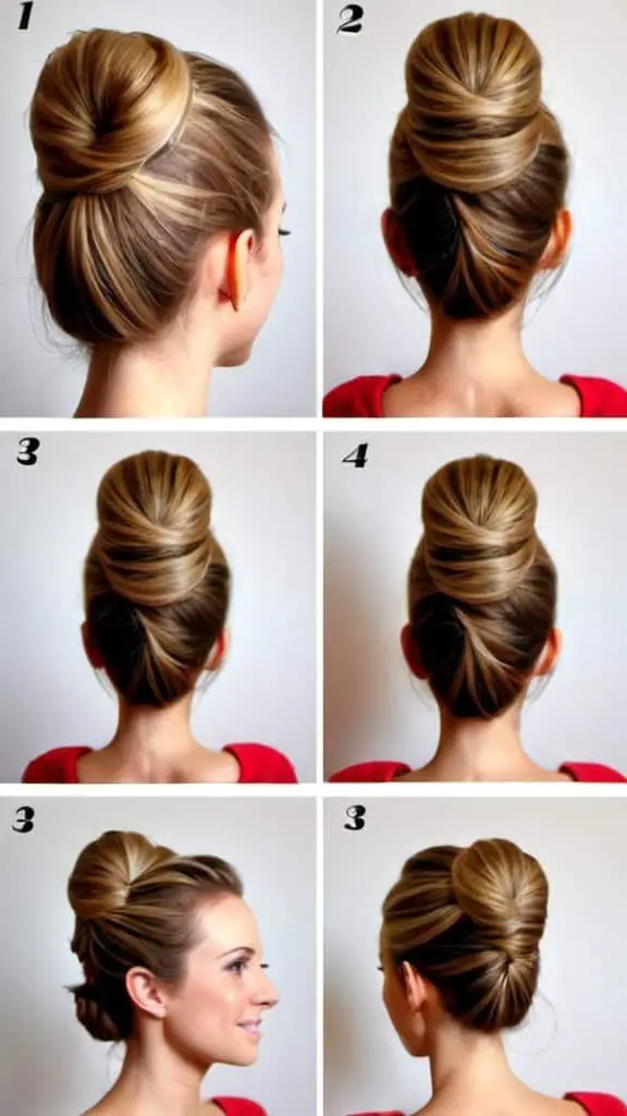 Mini French Twist Easy Updos for Medium Hair Easy Updos for Medium Hair