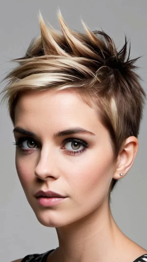 Pixie Quiff Short Spiky Haircuts for Women