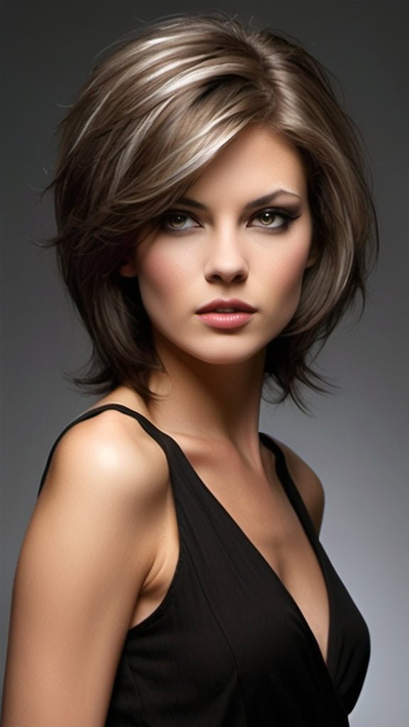 Polished Wolf Cut Daring Medium-Length Wolf Cut