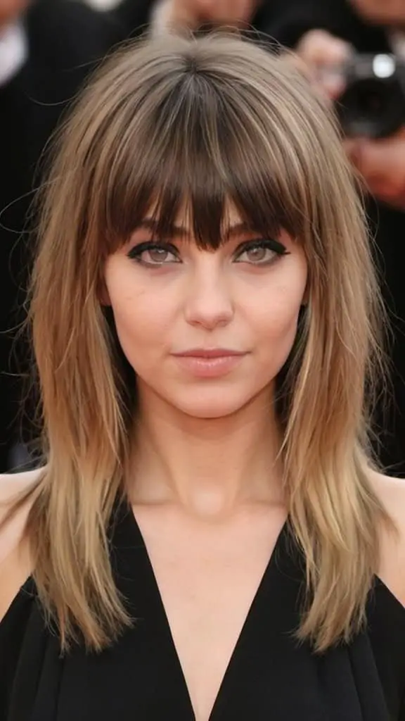 Razored Layers with Face-Framing Bangs Layered Haircuts with Bangs Layered Haircuts with Bangs