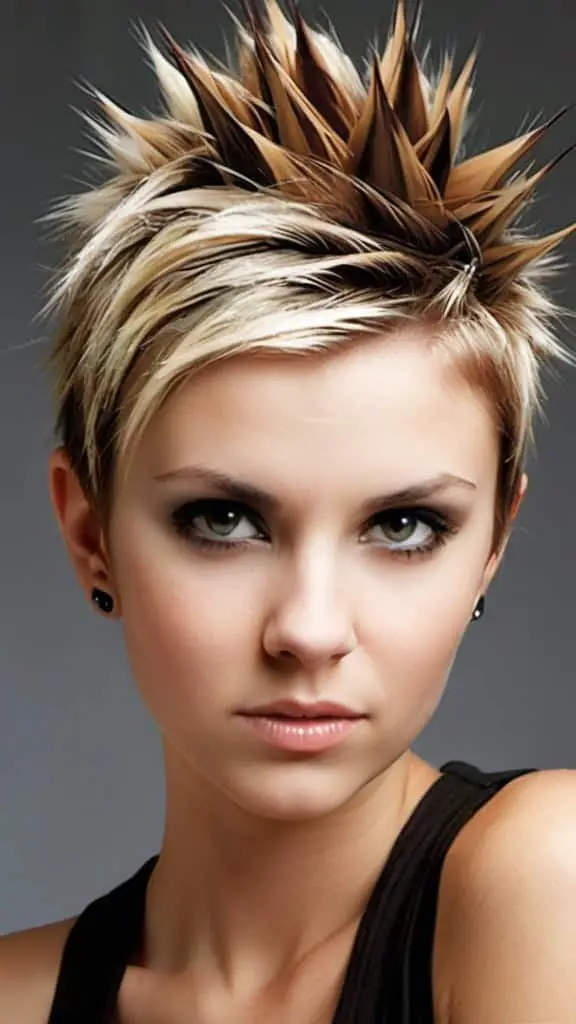 Razored Spikes Short Spiky Haircuts for Women
