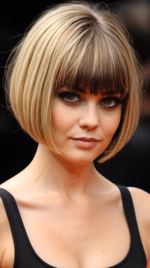 Rounded Bob With Bangs - 25 Very Short Hairstyles for Women : Find Your Perfect Short