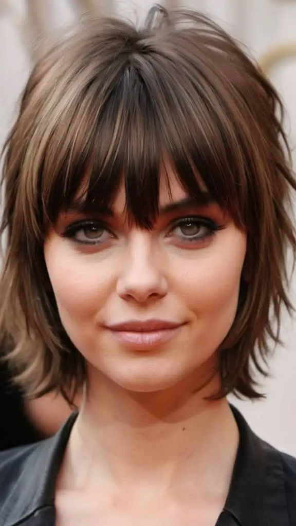 Shag with Choppy Bangs Layered Haircuts with Bangs Layered Haircuts with Bangs