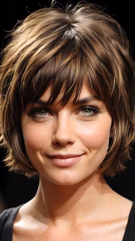 Shaggy Bob Short Sassy Haircuts