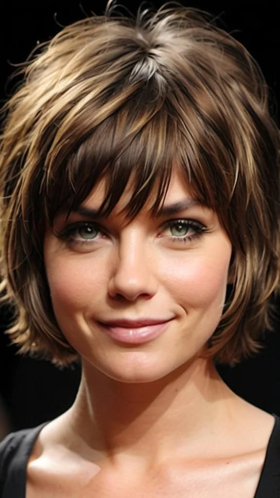 Shaggy Bob Short Sassy Haircuts