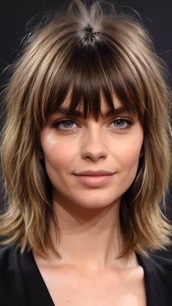 Shaggy Layers with Curtain Bangs Layered Haircuts with Bangs Layered Haircuts with Bangs