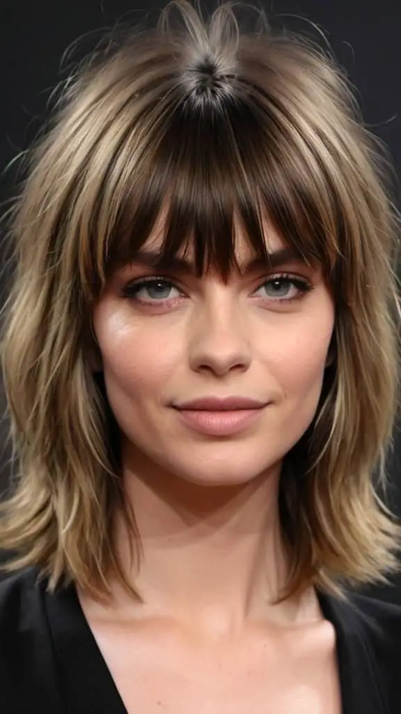 Shaggy Layers with Curtain Bangs Layered Haircuts with Bangs Layered Haircuts with Bangs