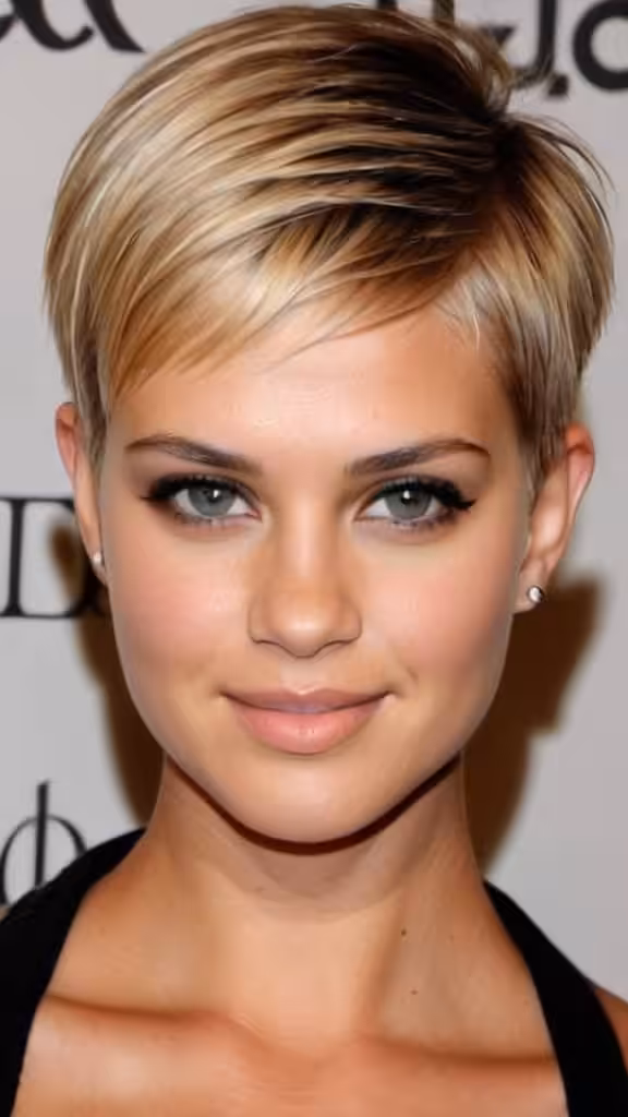Shaved Edges hairstyle - 19 Short Haircuts for Oval Faces: Trending Now for 2026
