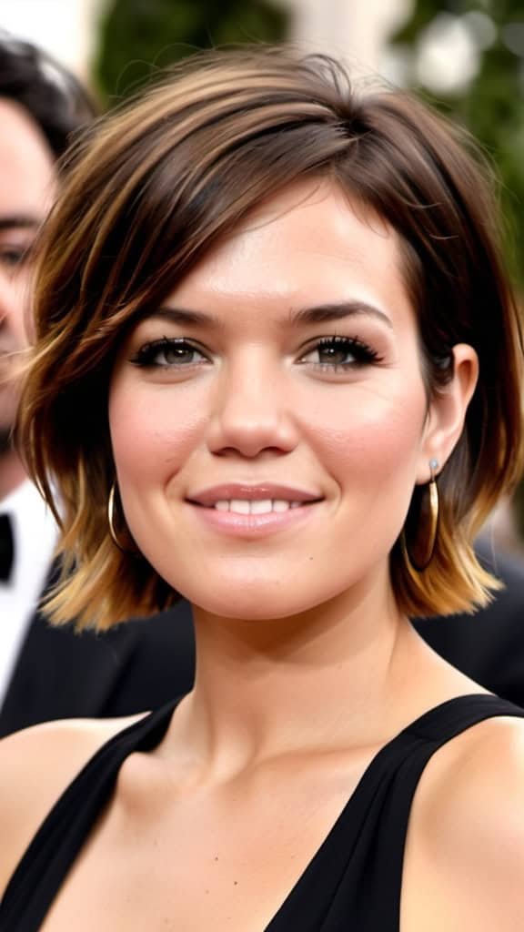 Short Vibrant Chic Mandy Moore Short Hair Mandy Moore Short Hair