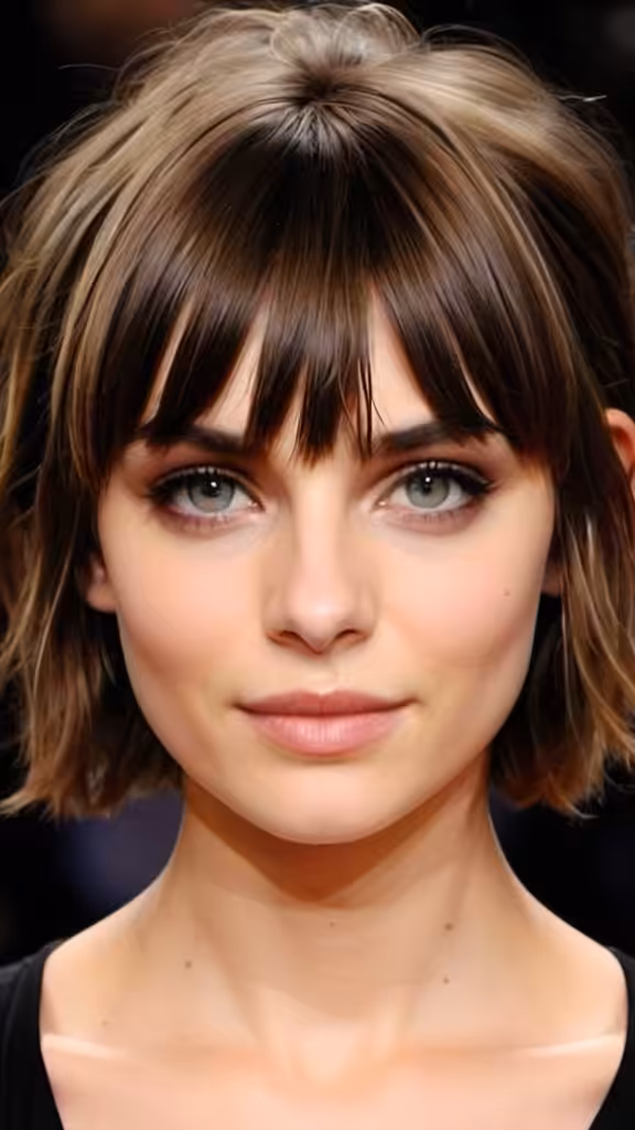 Short Wispy Bangs Short Fringe Hairstyles