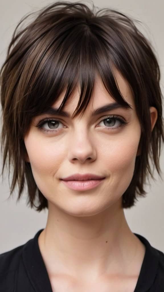 Short Layered Haircuts with Bangs