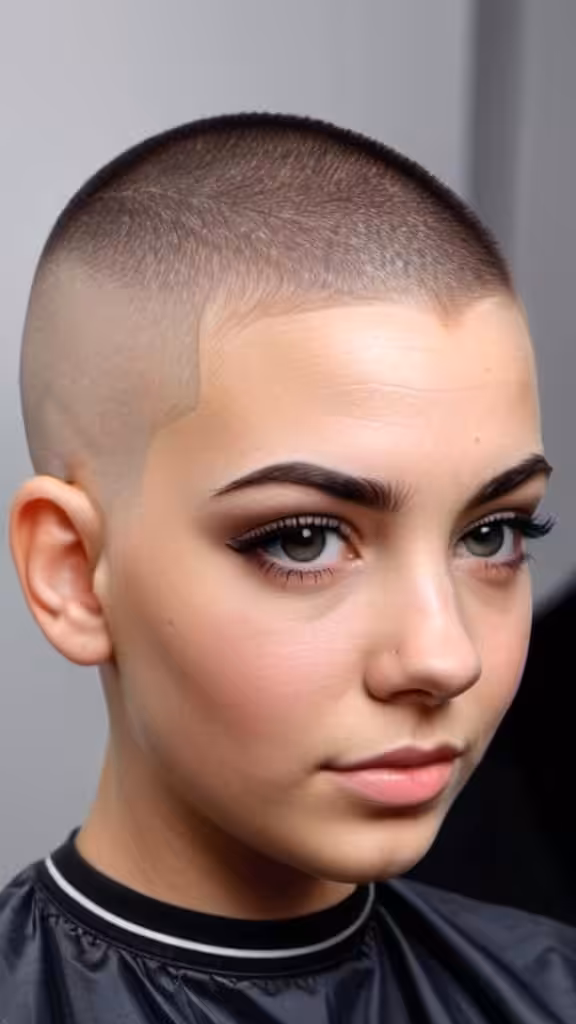Skin Fade Buzz Cut Buzz Cuts for Girls