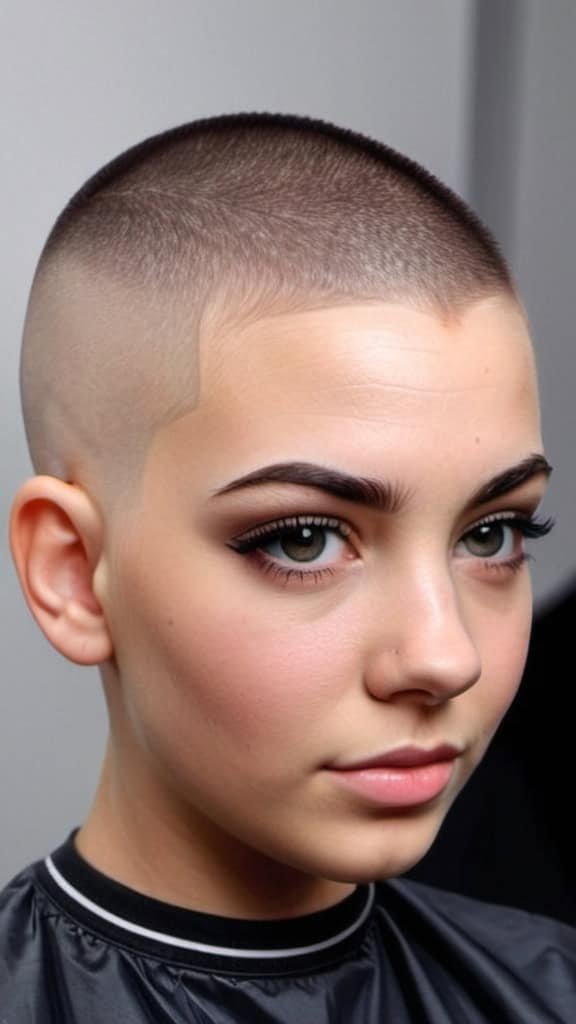 Skin Fade Buzz Cut Buzz Cuts for Girls