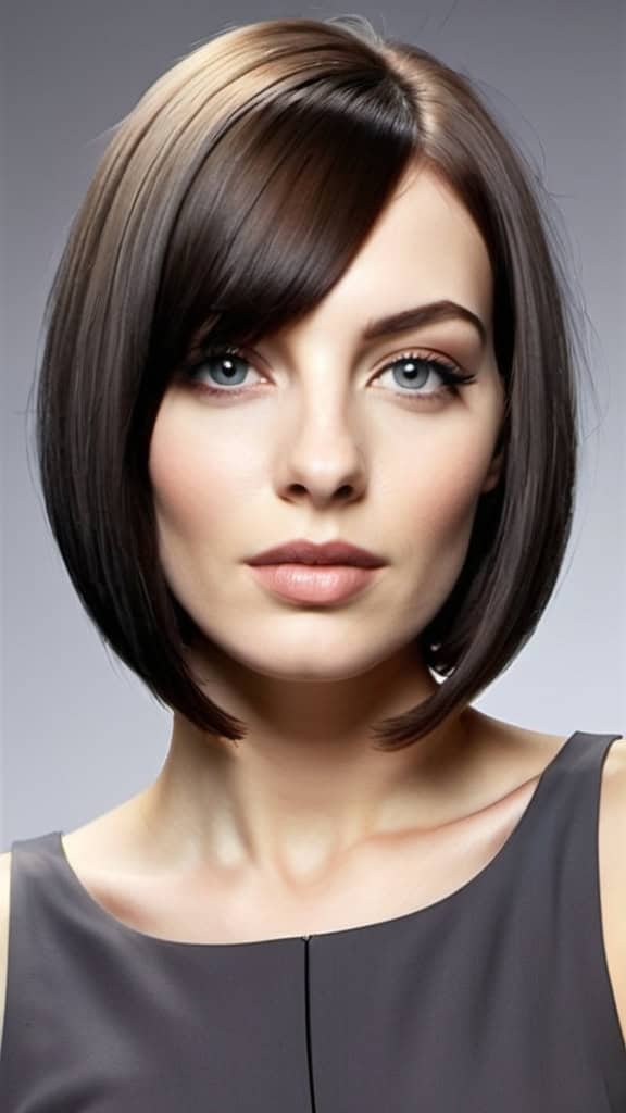 Sleek Uneven Bob Bob Haircuts for Fine Hair