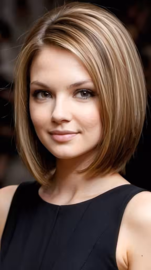 Smooth Medium Haircut Medium Hairstyles for Round Faces