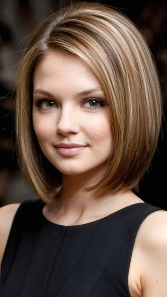 Smooth Medium Haircut Medium Hairstyles for Round Faces