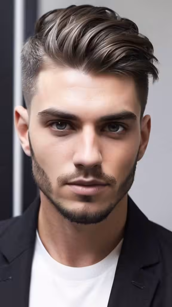 Softened Hard Part - Men's Hairstyles