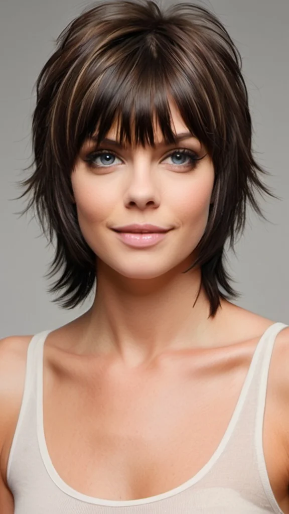 Straight Shag Medium Shag Haircut