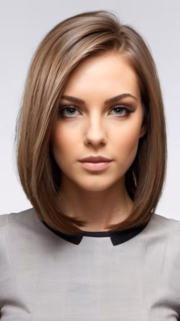 Straight Side Parting - 21 Medium Hairstyles for Women for All Face Shapes for 2026