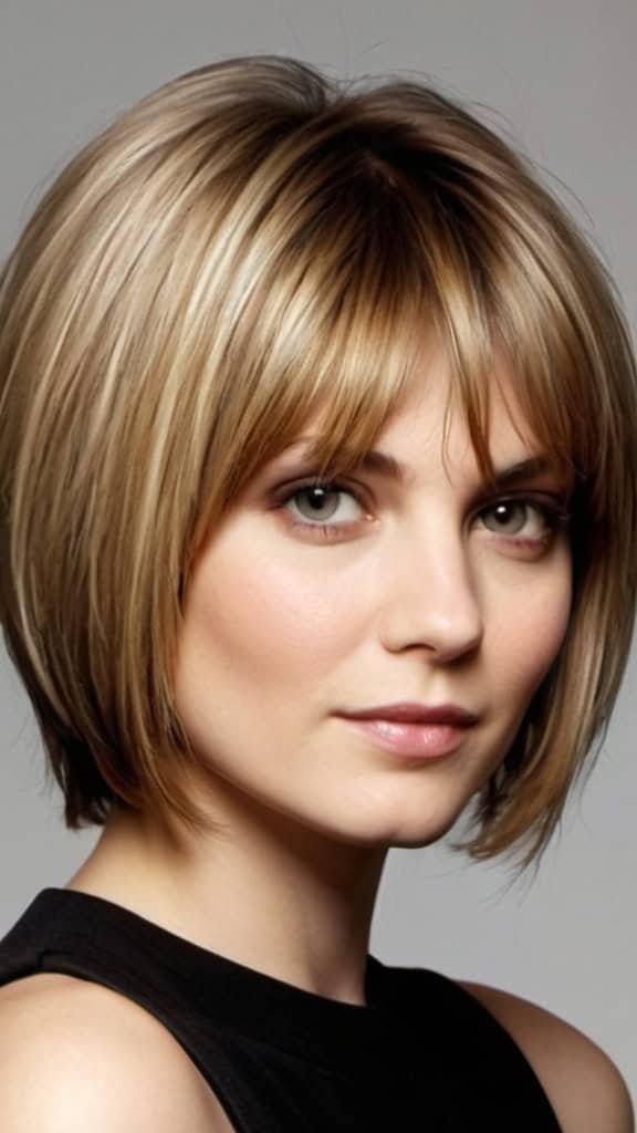 Subtly Layered Bob Bob Haircuts for Fine Hair