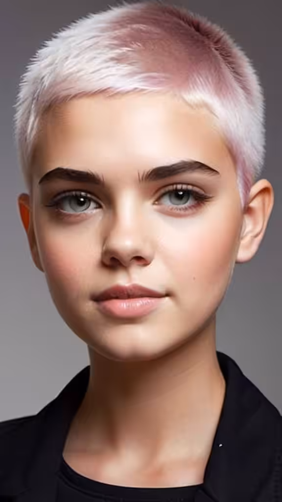 Super Short Buzz Cuts for Girls