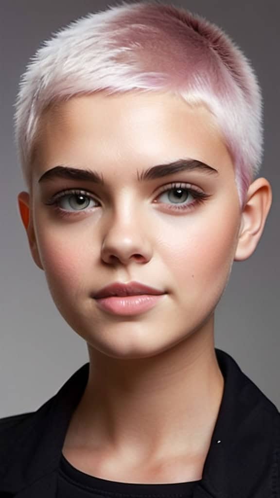 Super Short Buzz Cuts for Girls