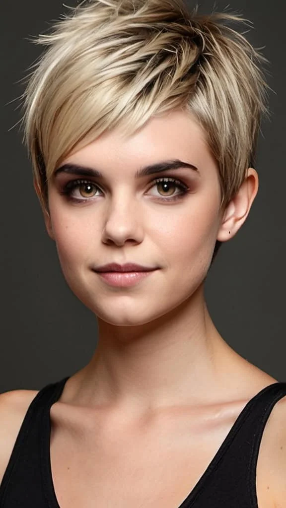 Textured Cropped Pixie Cropped Haircuts and Hairstyles