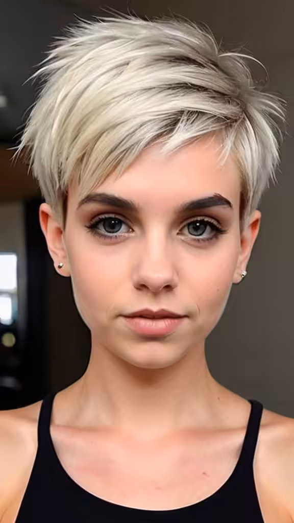 Textured Pixie With Undercut