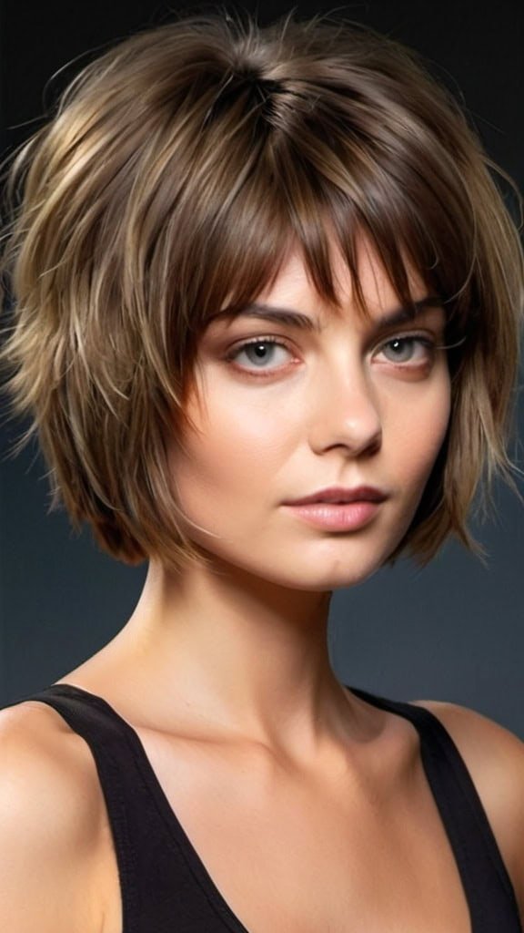Tousled Bob Style Bob Haircuts for Fine Hair