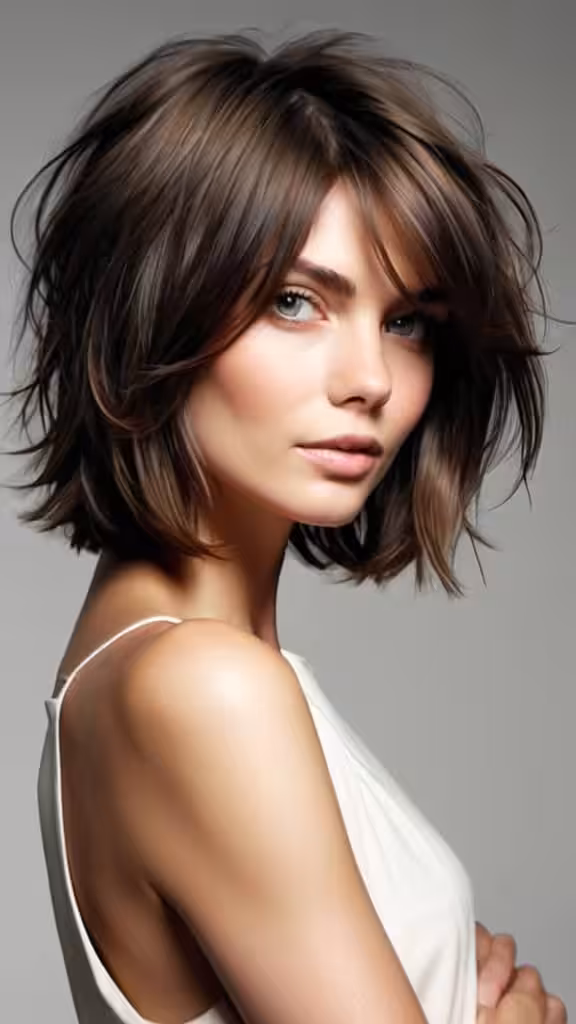 Tousled Bob Low Maintenance Medium Length Haircuts Short Layered Hairstyles